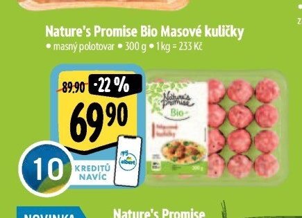 Nature's Promise Bio Masové kuličky