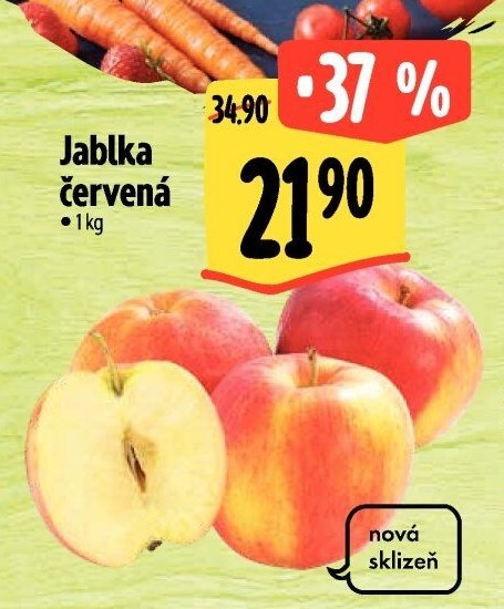 Jablka červená