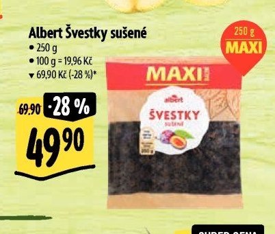 Albert Švestky sušené