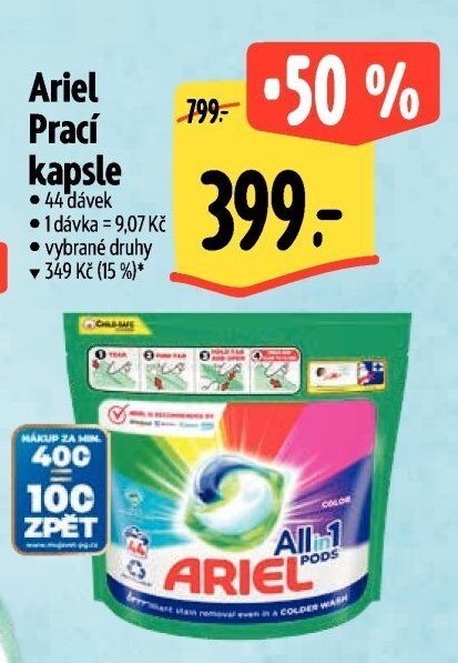 Ariel Prací kapsle