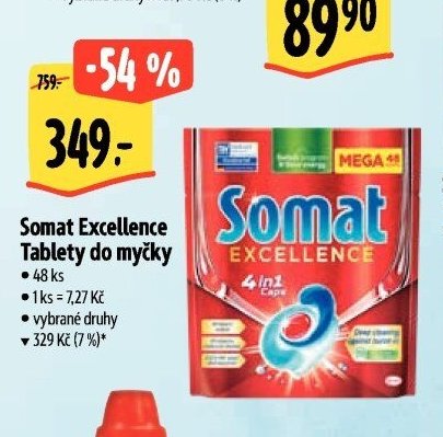 Somat Excellence Tablety do myčky