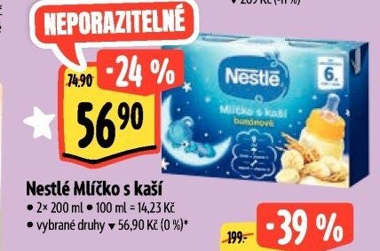 Nestlé Mlíčko s kaší