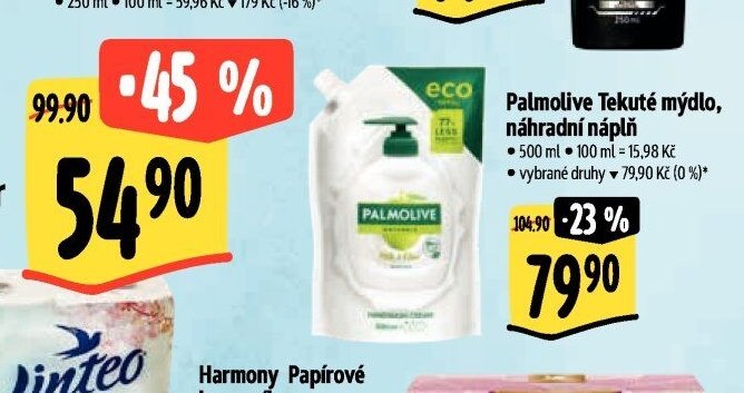 Palmolive Tekuté mýdlo, náhradní náplň
