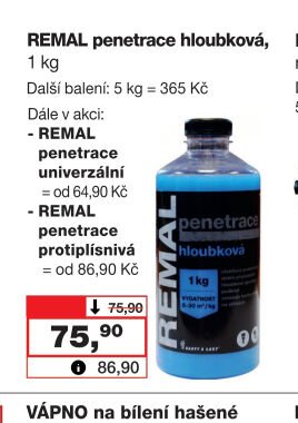 REMAL penetrace hloubková, 1 kg