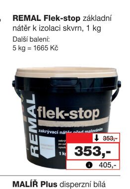 REMAL Flek-stop základní nátěr k izolaci skvrn, 1 kg