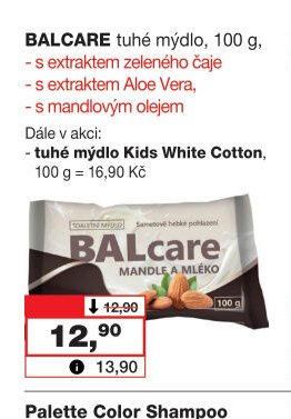 BALCARE tuhé mýdlo, 100 g