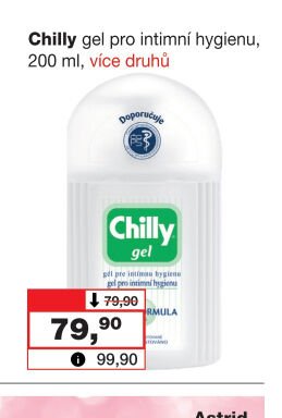 Chilly gel pro intimní hygienu, 200 ml