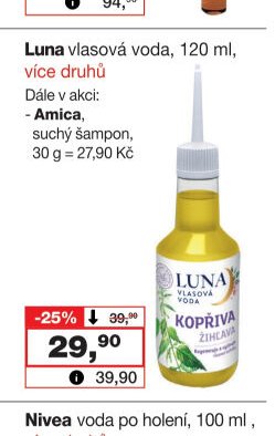 Luna vlasová voda, 120 ml
