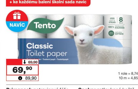 Tento Classic 3vrstvý toaletní papír