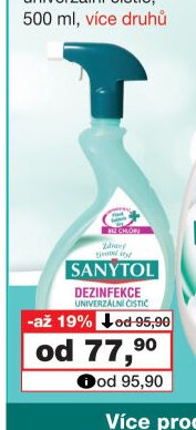 Sanytol univerzální čistič, 500 ml