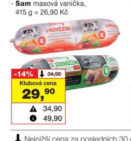Barry masový salám pro psy, 850 g