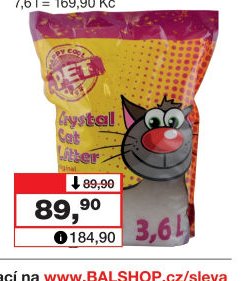 Happy Cool Pet silikonové stelivo, 3,6 l