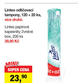 Odličovací tampony Linteo