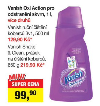 Odstraňovač skvrn gelový Vanish Oxi Action