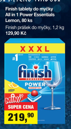 Tablety do myčky All in 1 Finish