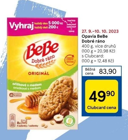 Opavia BeBe Dobré ráno 400 g