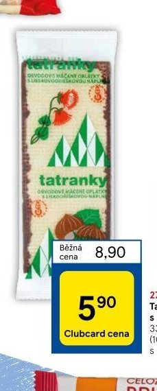 Tatranky Oplatky 33 g