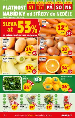 akční leták Penny Market 27.9.2023-4.10.2023