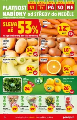 akční leták Penny Market 27.9.2023-4.10.2023