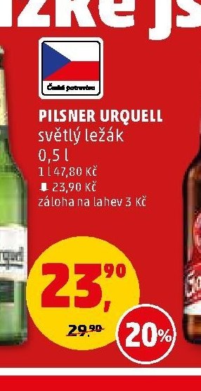 Pilsner Urquell světlý ležák