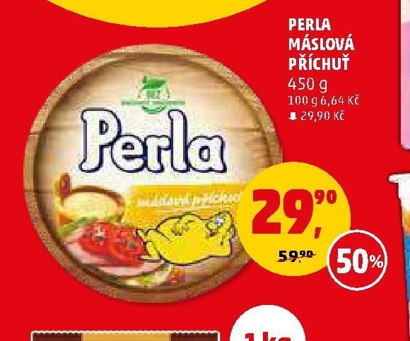 Perla máslová příchuť