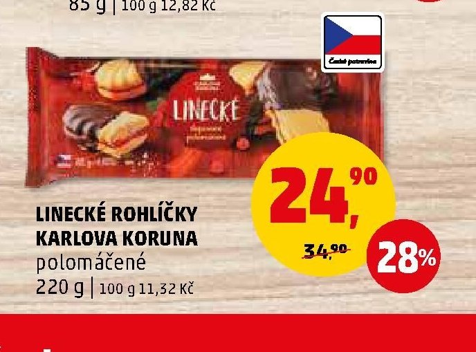 LINECKÉ ROHLÍČKY KARLOVA KORUNA