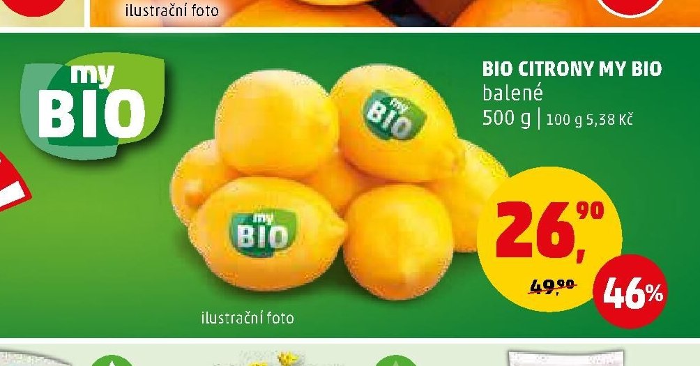 BIO CITRONY MY BIO balené