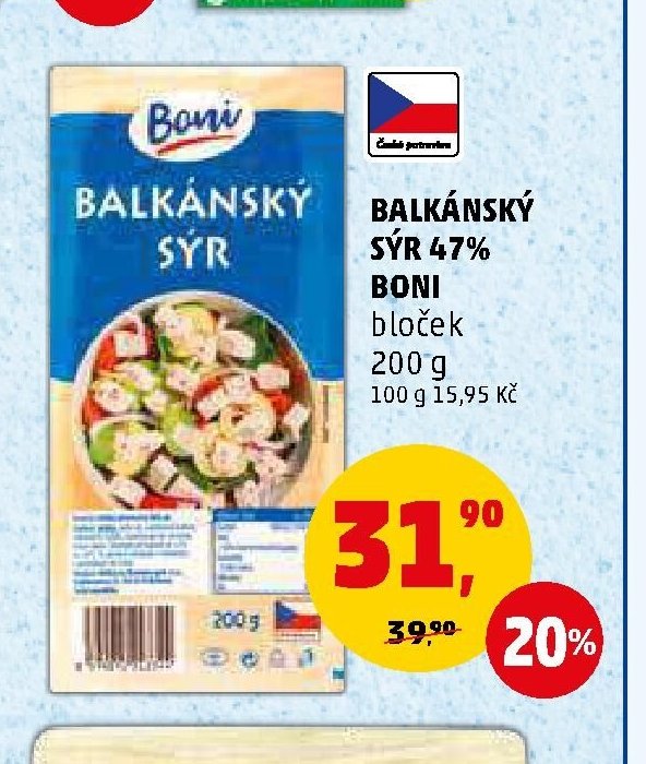 BALKÁNSKÝ SÝR BONI
