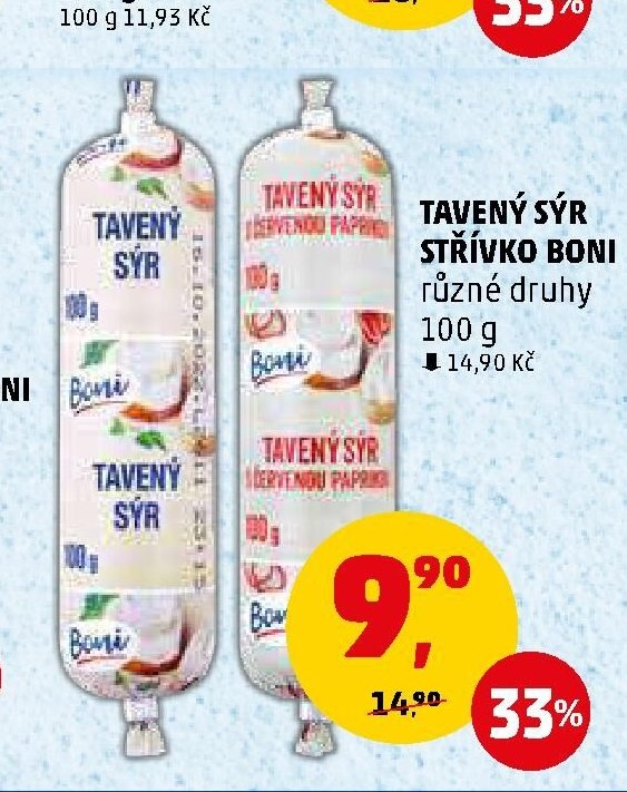 TAVENÝ SÝR STŘÍVKO BONI