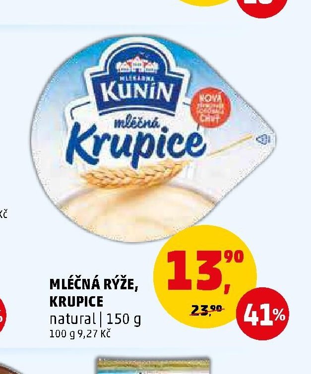 Mléčná rýže, Krupice