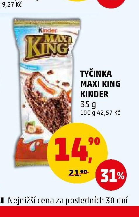 Tyčinka Maxi King Kinder