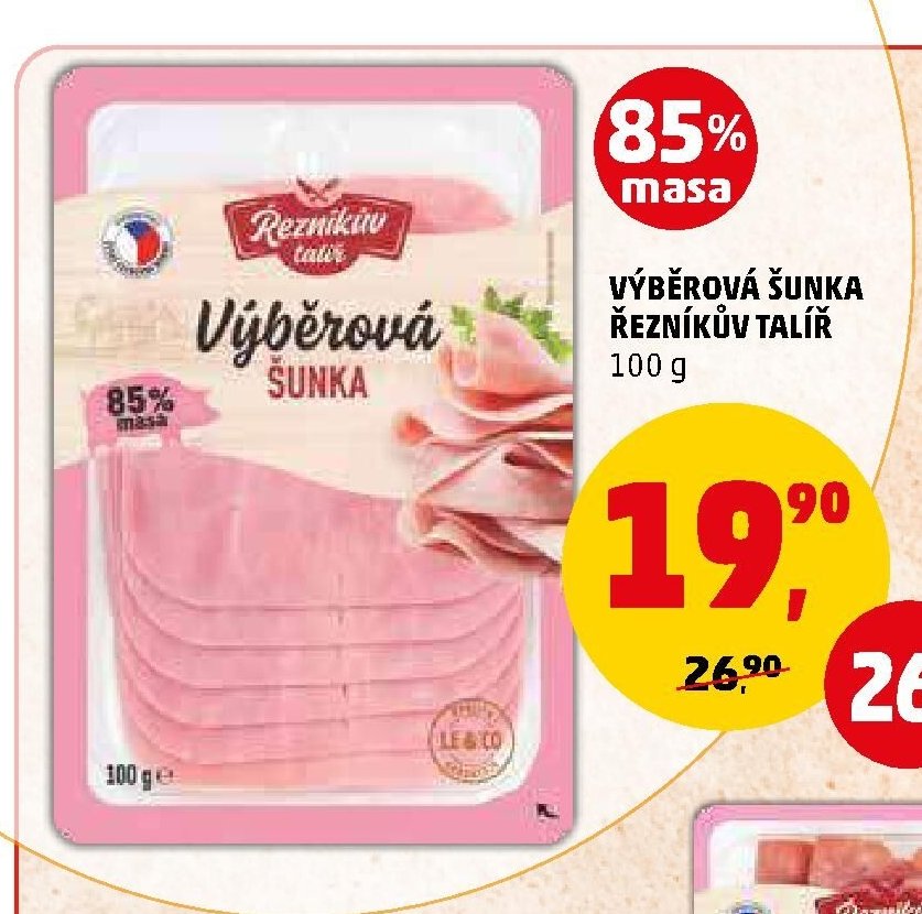 Výběrová šunka Řezníkův talíř