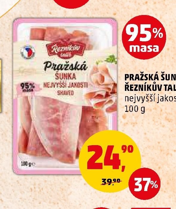 Pražská šunka Řezníkův talíř