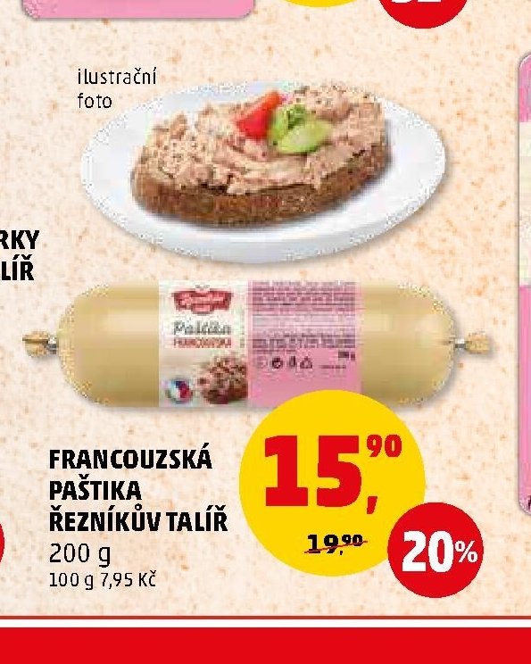 Francouzská paštika Řezníkův talíř