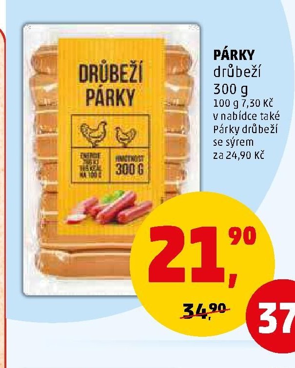Drůbeží párky