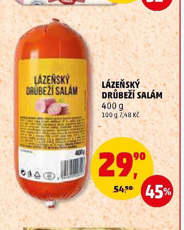 Lázeňský drůbeží salám