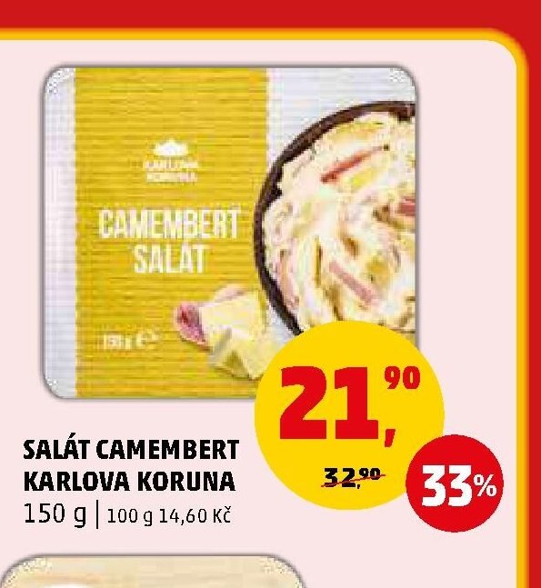 SALÁT CAMEMBERT KARLOVA KORUNA 150 g