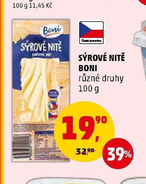 SÝROVÉ NITĚ BONI 100 g