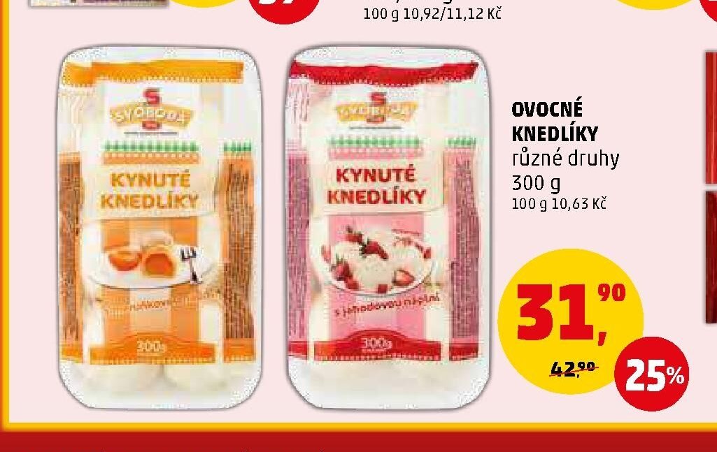 OVOCNÉ KNEDLÍKY 300 g