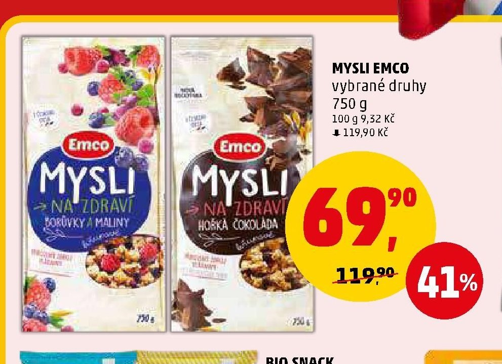 MYSLI EMCO vybrané druhy