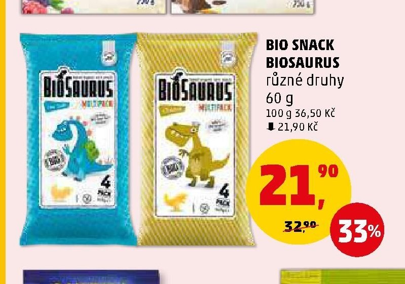 BIO SNACK BIOSAURUS různé druhy
