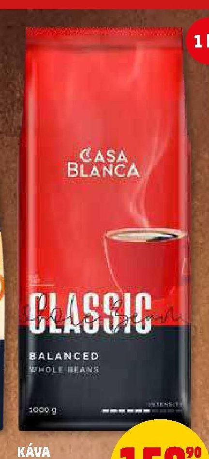 Káva Casa Blanca Classic zrnková 1 kg