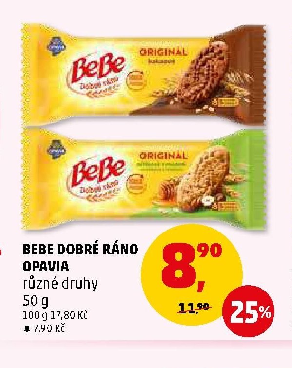 BEBE DOBRÉ RÁNO OPAVIA různé druhy 50 g