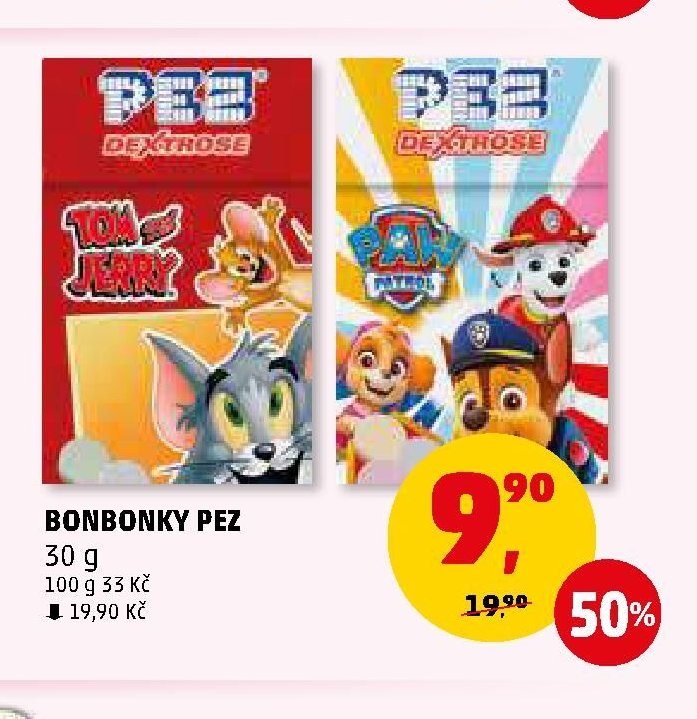 BONBONKY PEZ 30 g