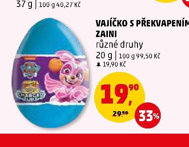 Vajíčko s překvapením ZAINI