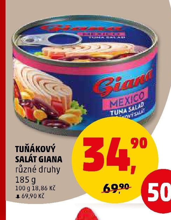 TUŇÁKOVÝ SALÁT GIANA