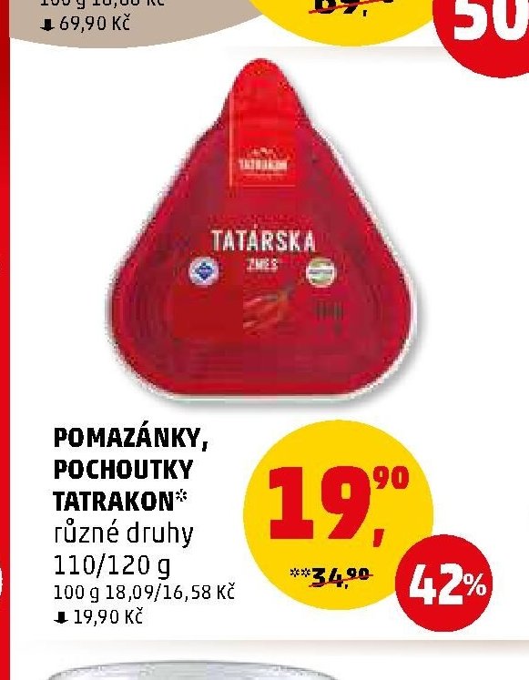 POMAZÁNKY, POCHOUTKY TATRAKON