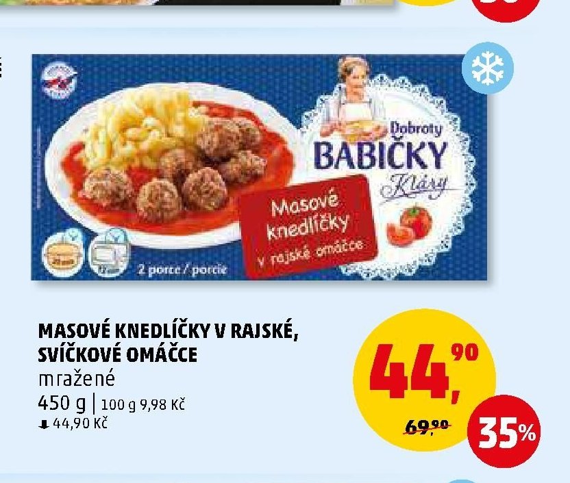 Masové knedlíčky v rajské, svíčkové omáčce