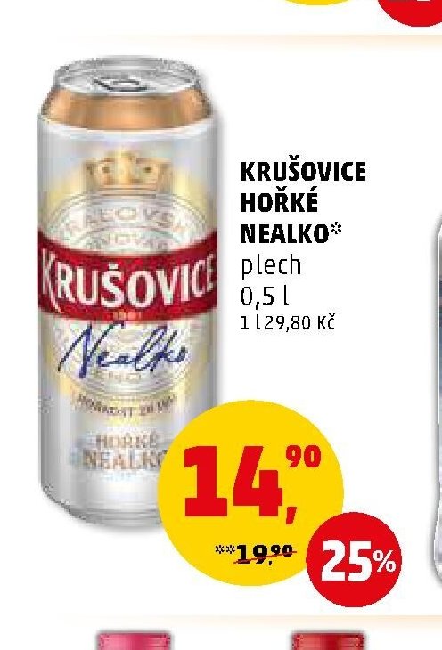 KRUŠOVICE HOŘKÉ NEALKO* plech 0,5 l