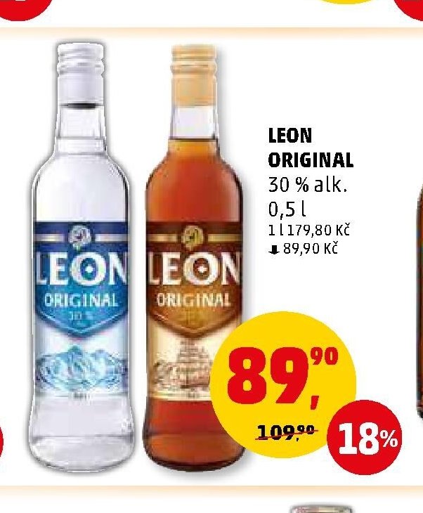 LEON ORIGINAL 30 % alk. 0,5 l